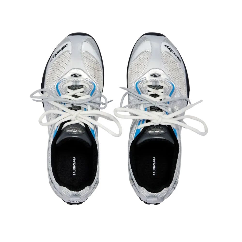 Balenciaga Radar Gradient Lines Sneaker In White