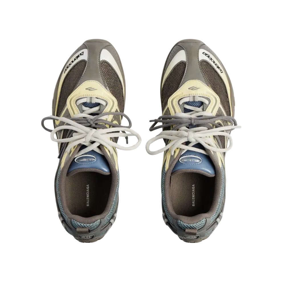 Balenciaga Radar Gradient Lines Sneaker In Brown