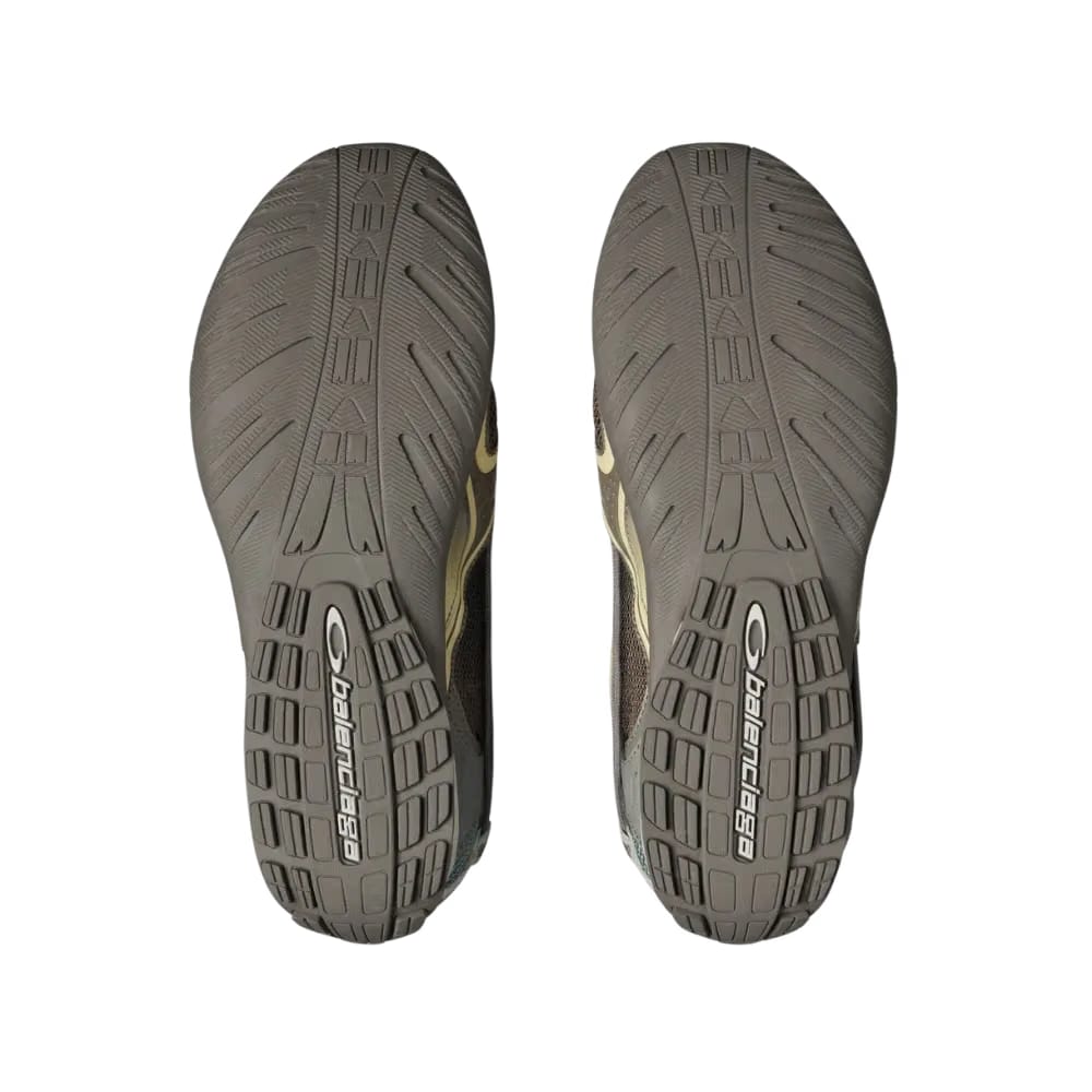 Balenciaga Radar Gradient Lines Sneaker In Brown