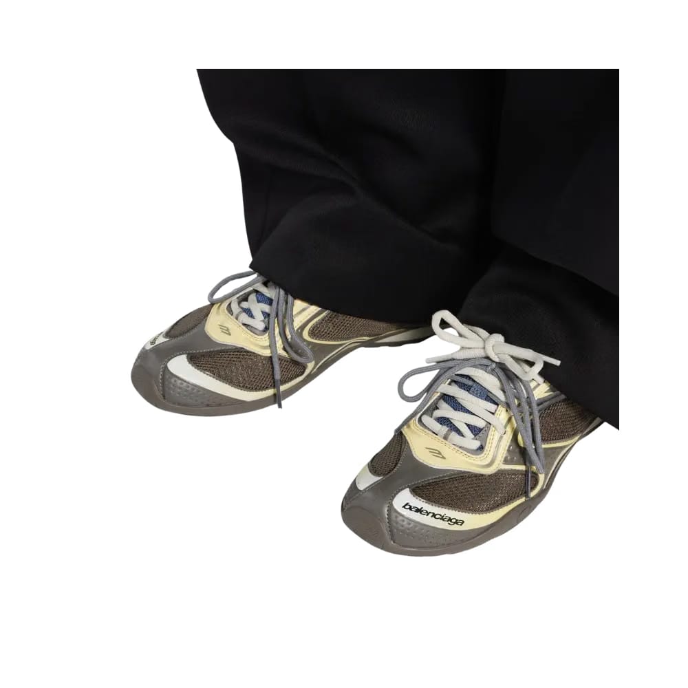 Balenciaga Radar Gradient Lines Sneaker In Brown