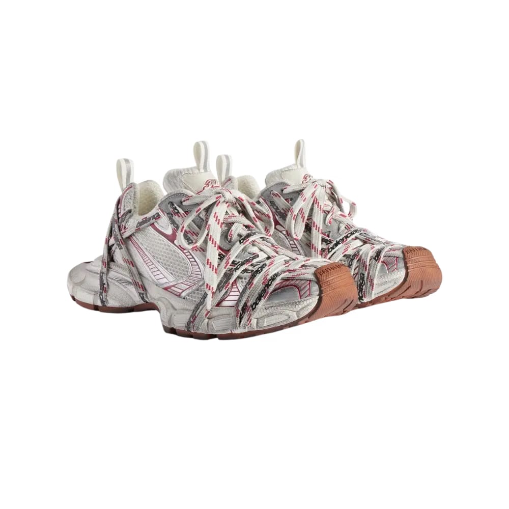 Balenciaga 3XL Extreme Laces Logo Sneaker In Beige