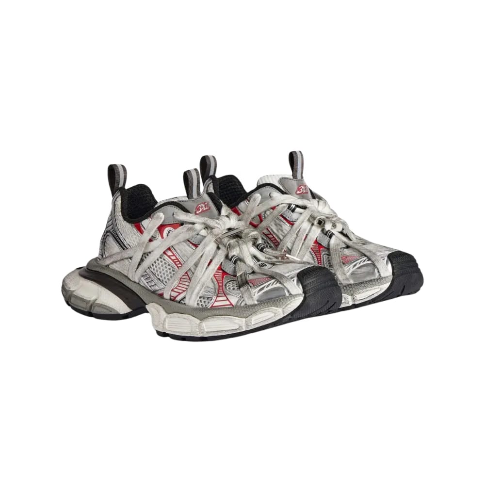 Balenciaga 3XL Extreme Laces B Sneaker In Silver