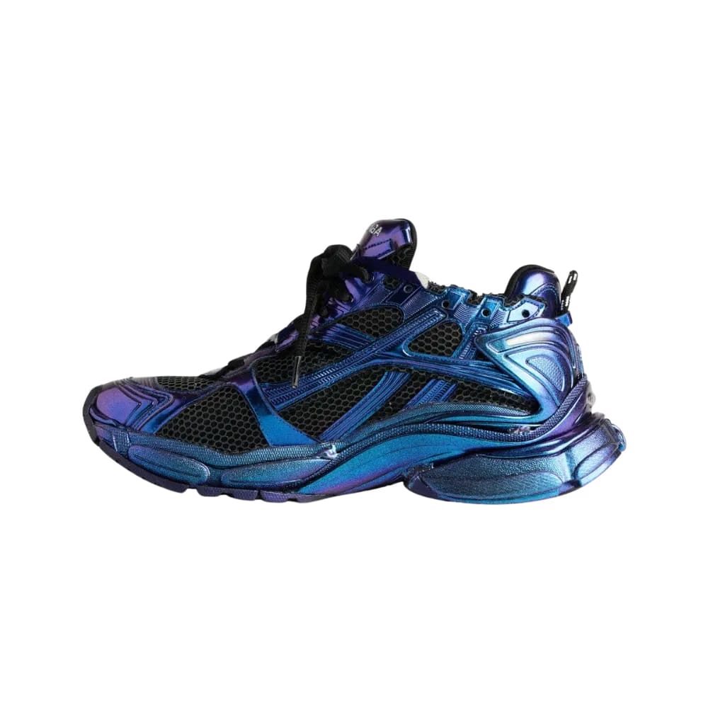 Balenciaga Runner Iridescent Sneaker in Blue