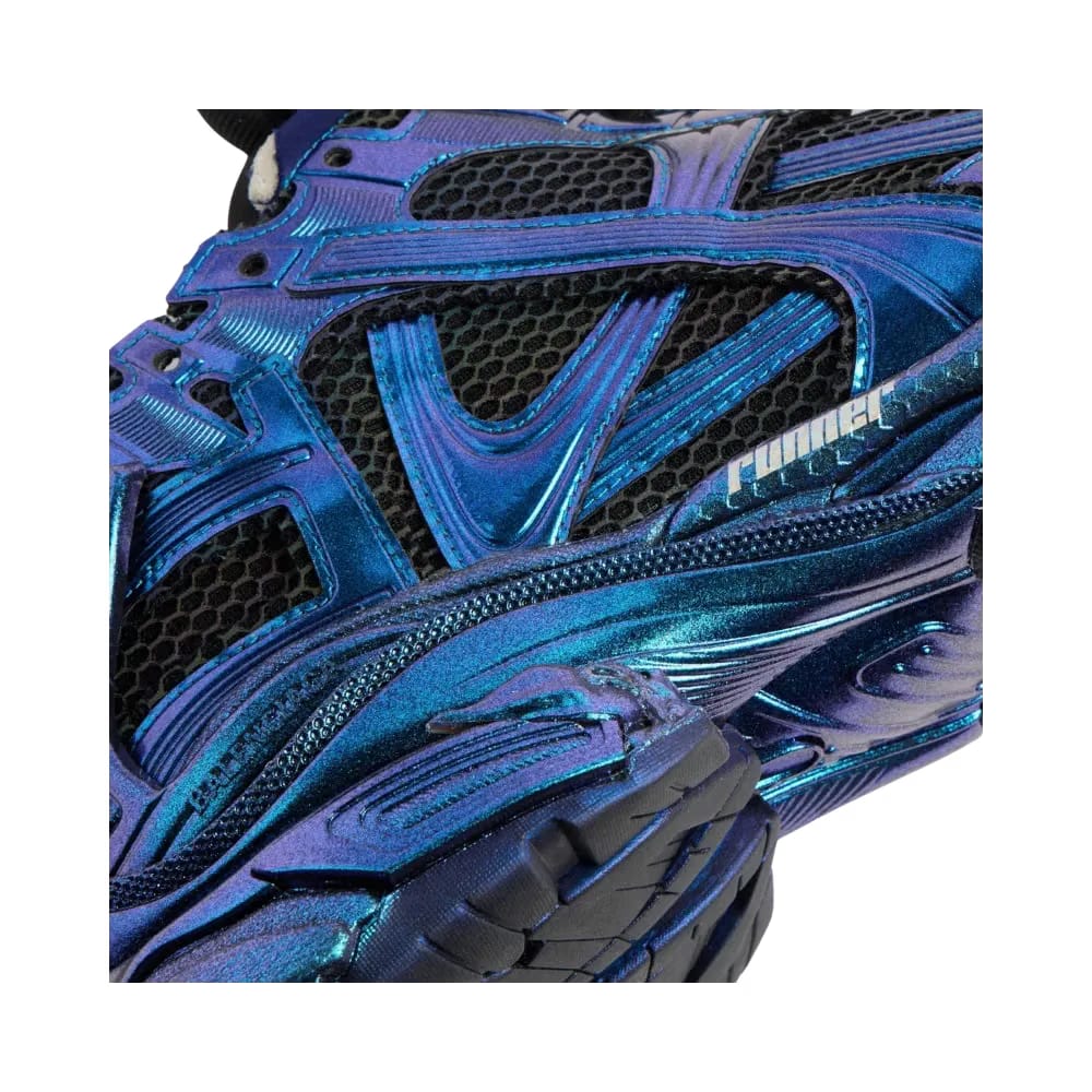 Balenciaga Runner Iridescent Sneaker in Blue