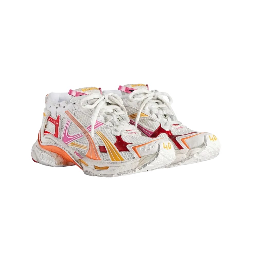 Balenciaga Runner Sneaker In Orange