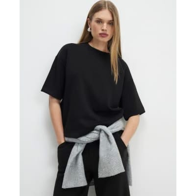 Black Premium Boxy T-Shirt