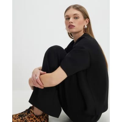 Black Premium Boxy T-Shirt