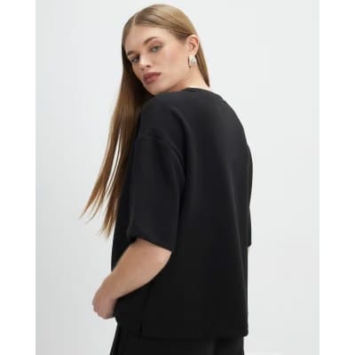 Black Premium Boxy T-Shirt