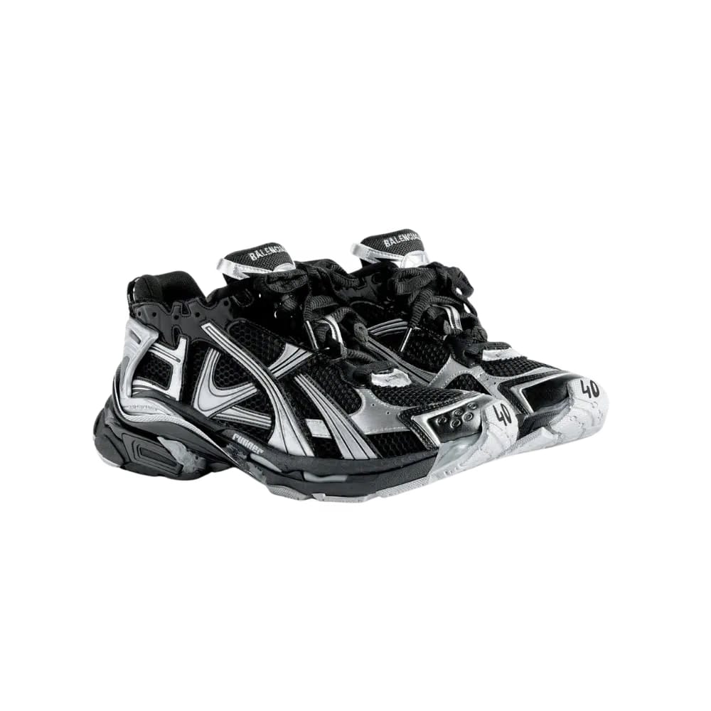 Balenciaga Runner Sneaker In Black