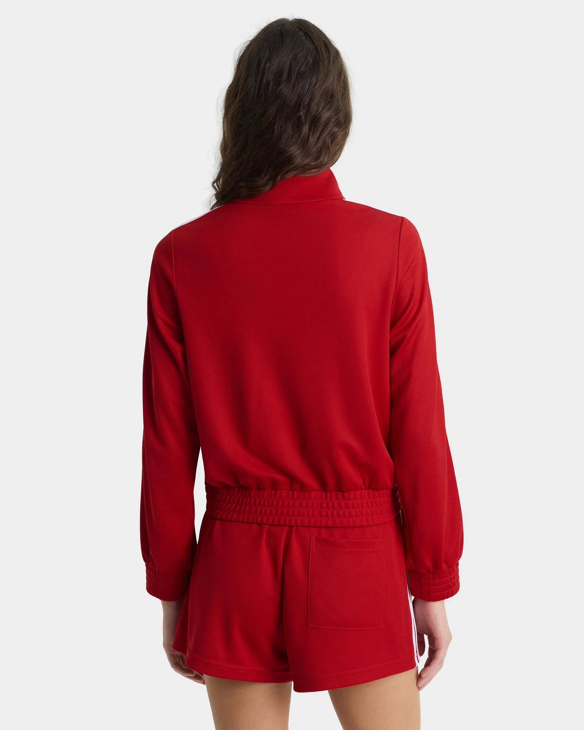 Nautical Elio Track Jacket - Ruby