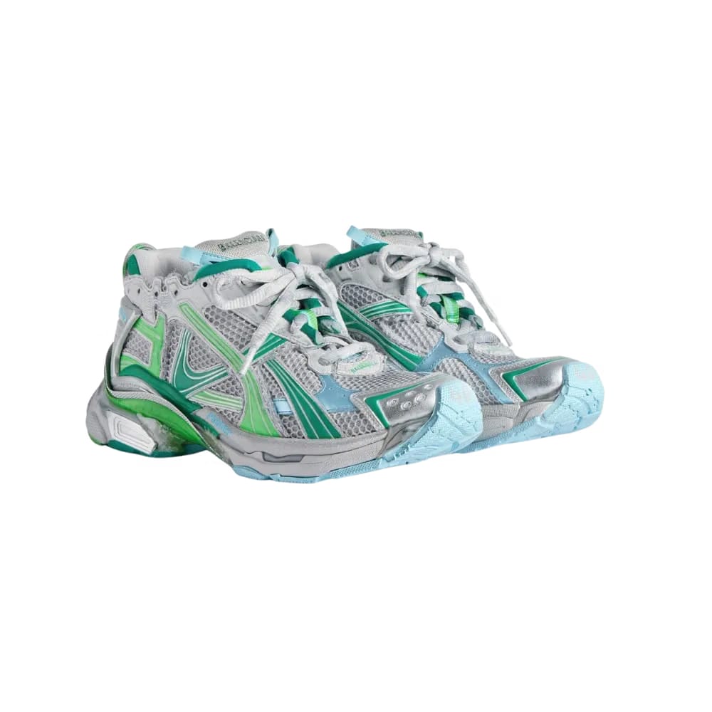 Balenciaga Runner Sneaker In Green