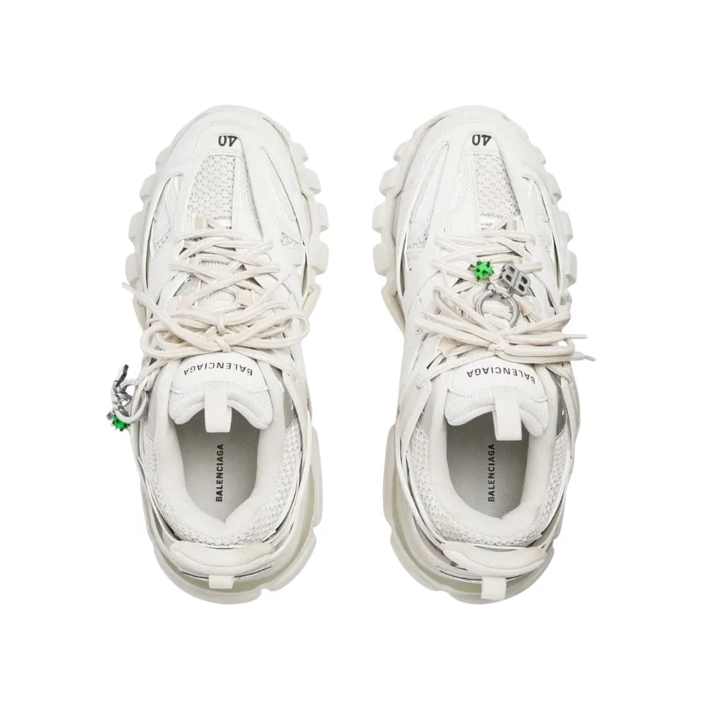Balenciaga Track Sneaker With Charms In White