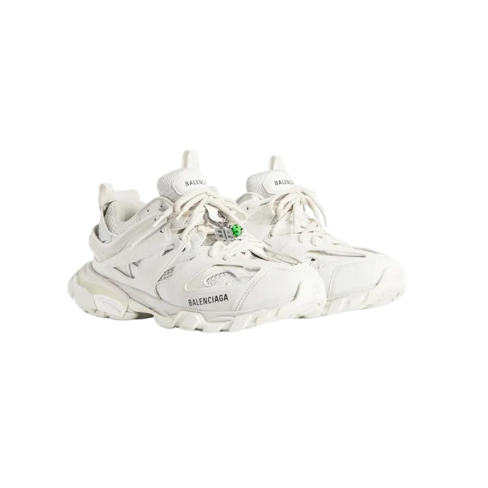Balenciaga Track Sneaker With Charms In White