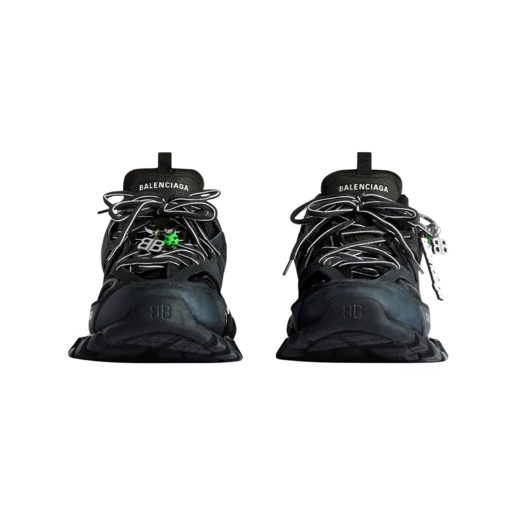 Balenciaga Track Sneaker With Charms In Black