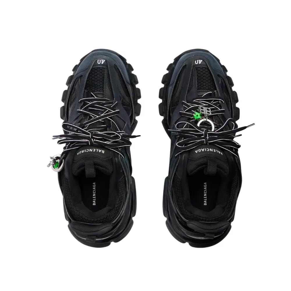 Balenciaga Track Sneaker With Charms In Black