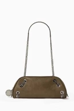 Falabella Bowling Shoulder Bag in Eco Shaggy Deer