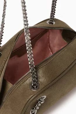 Falabella Bowling Shoulder Bag in Eco Shaggy Deer