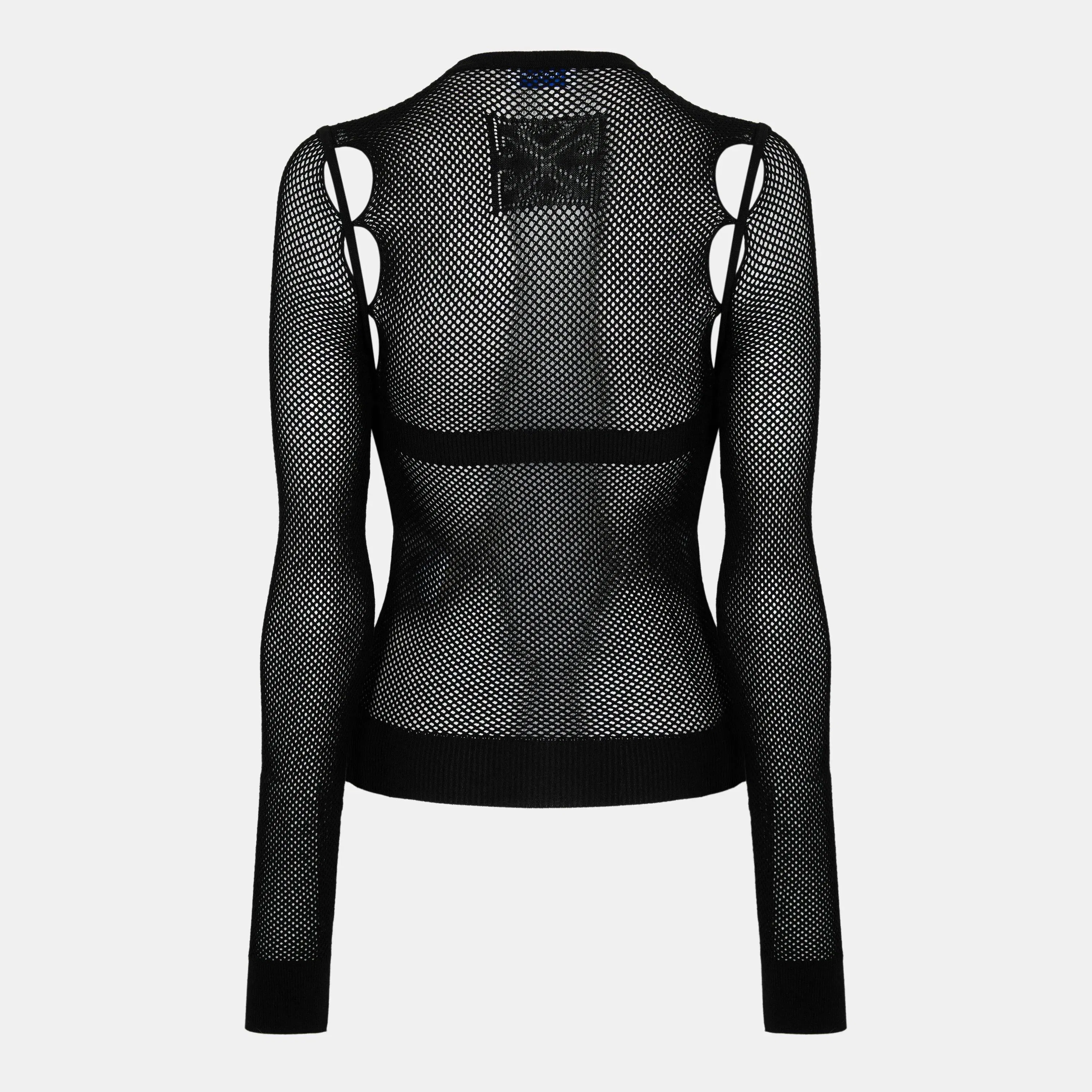 Textured Contemporary Fit Knitted Top
