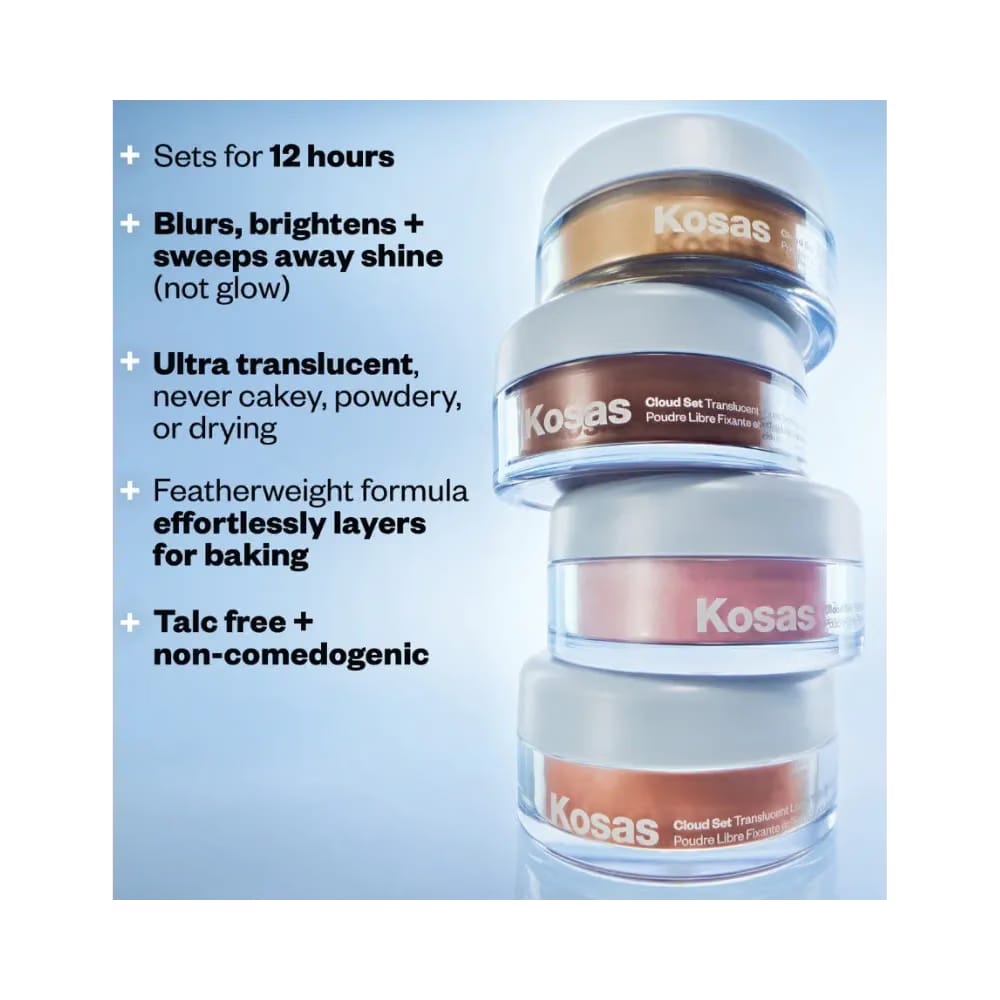 Kosas Cosmetics Cloud Set Loose Powder "Translucent Peachy"