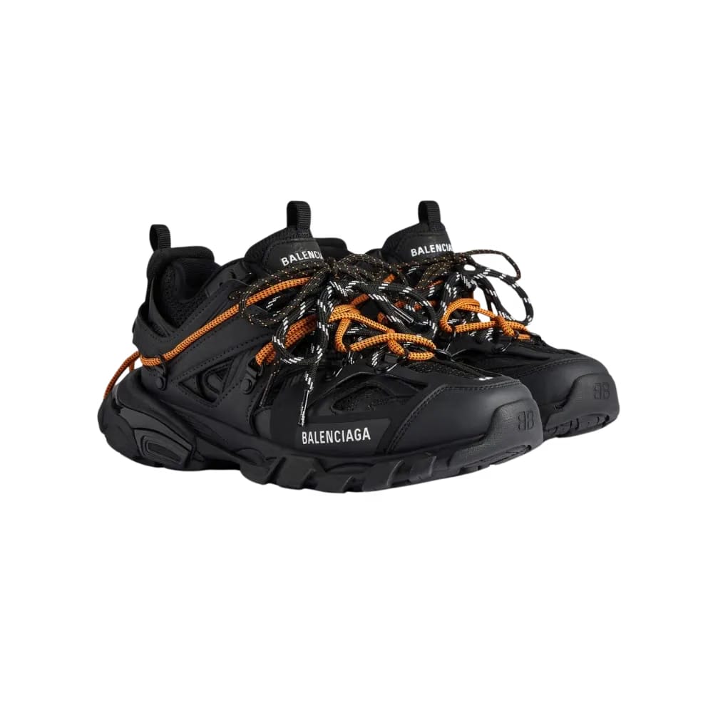 Balenciaga Track Trail Laces Sneaker In Black