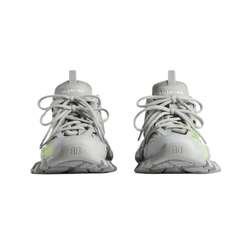 Balenciaga Track Signature Sneaker In Grey