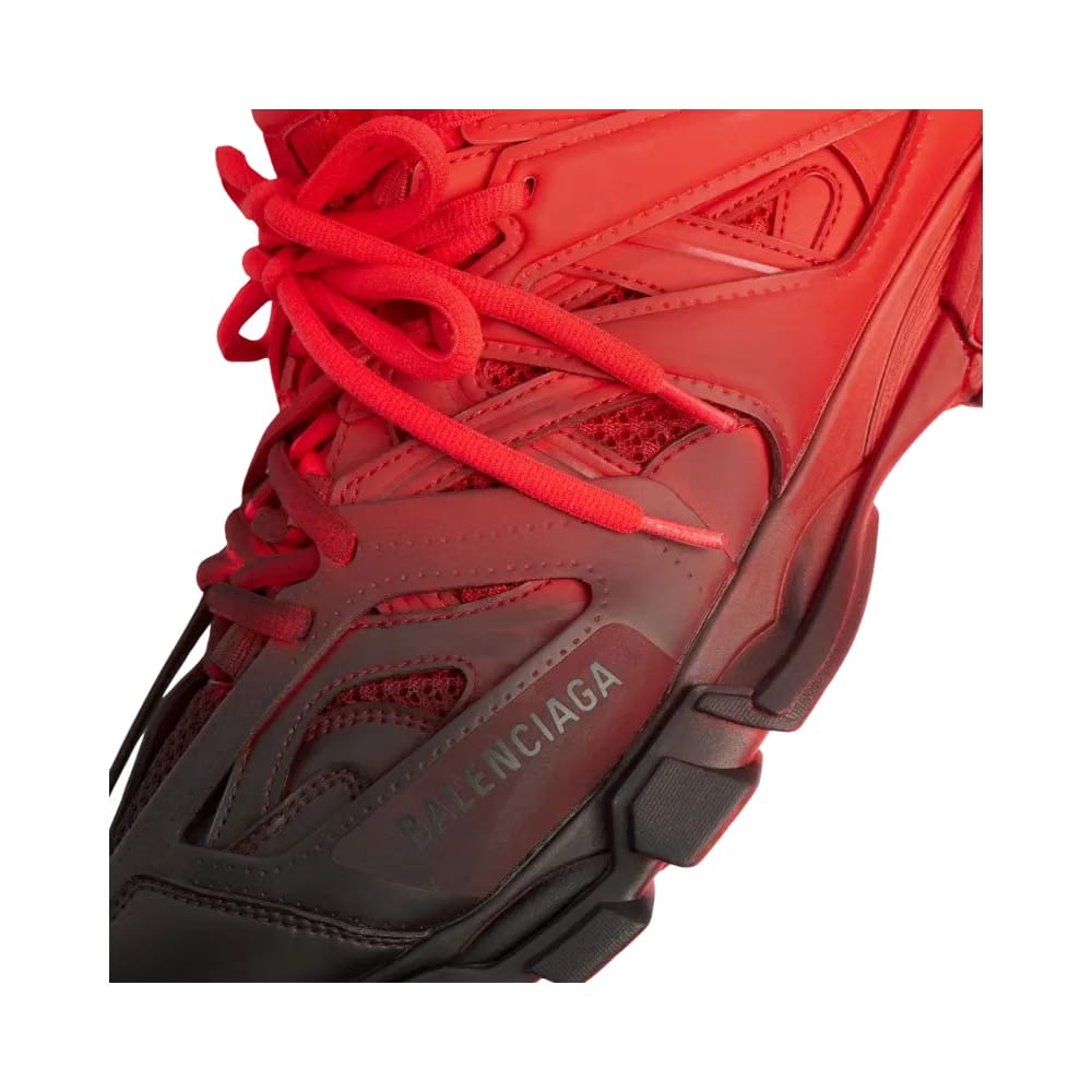 Balenciaga Track Gradient Sneaker In Red