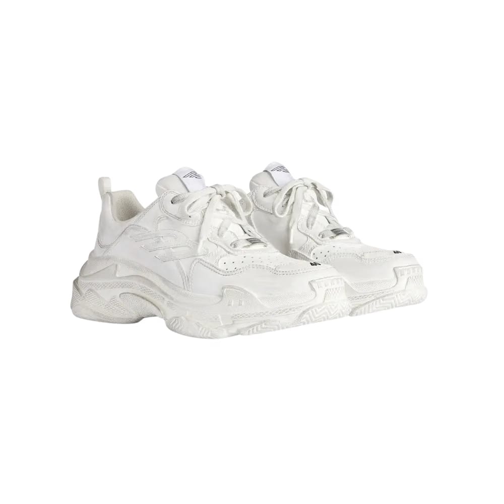 Balenciaga Triple S Sporty Sneaker Worn-Out - White