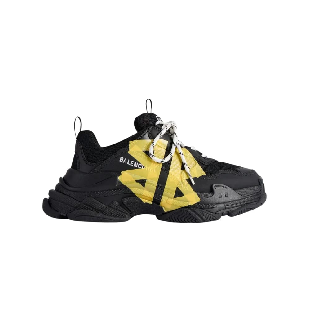 Balenciaga Triple S Tape Type Black Yellow