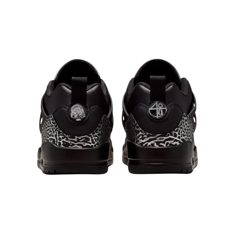 Jordan Spiz'ike Low Black Metallic Silver