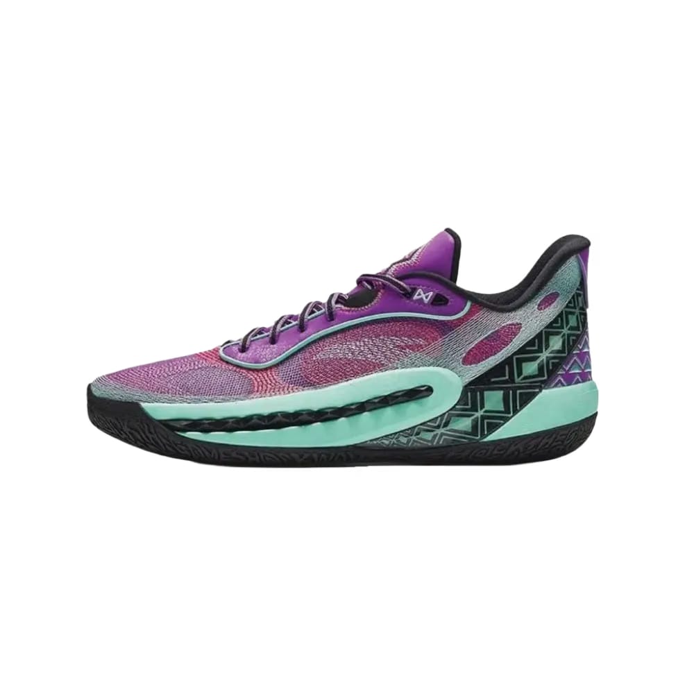 Anta Crazy Tide 6 Purple Pink Green