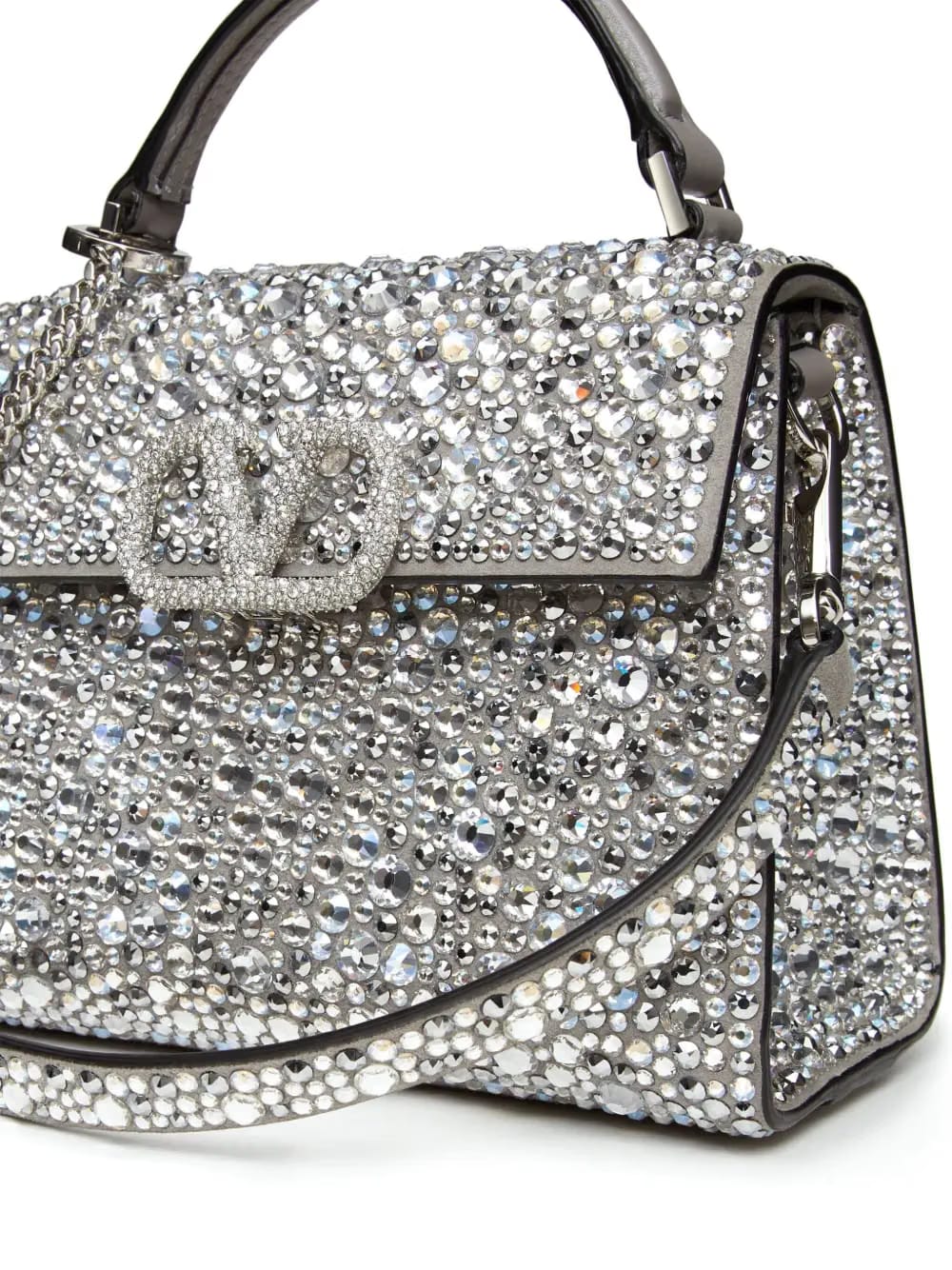 VSling crystal-embellished mini bag