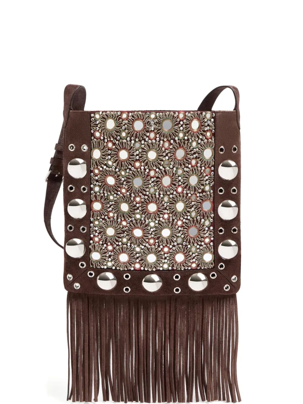 embroidered cross body bag