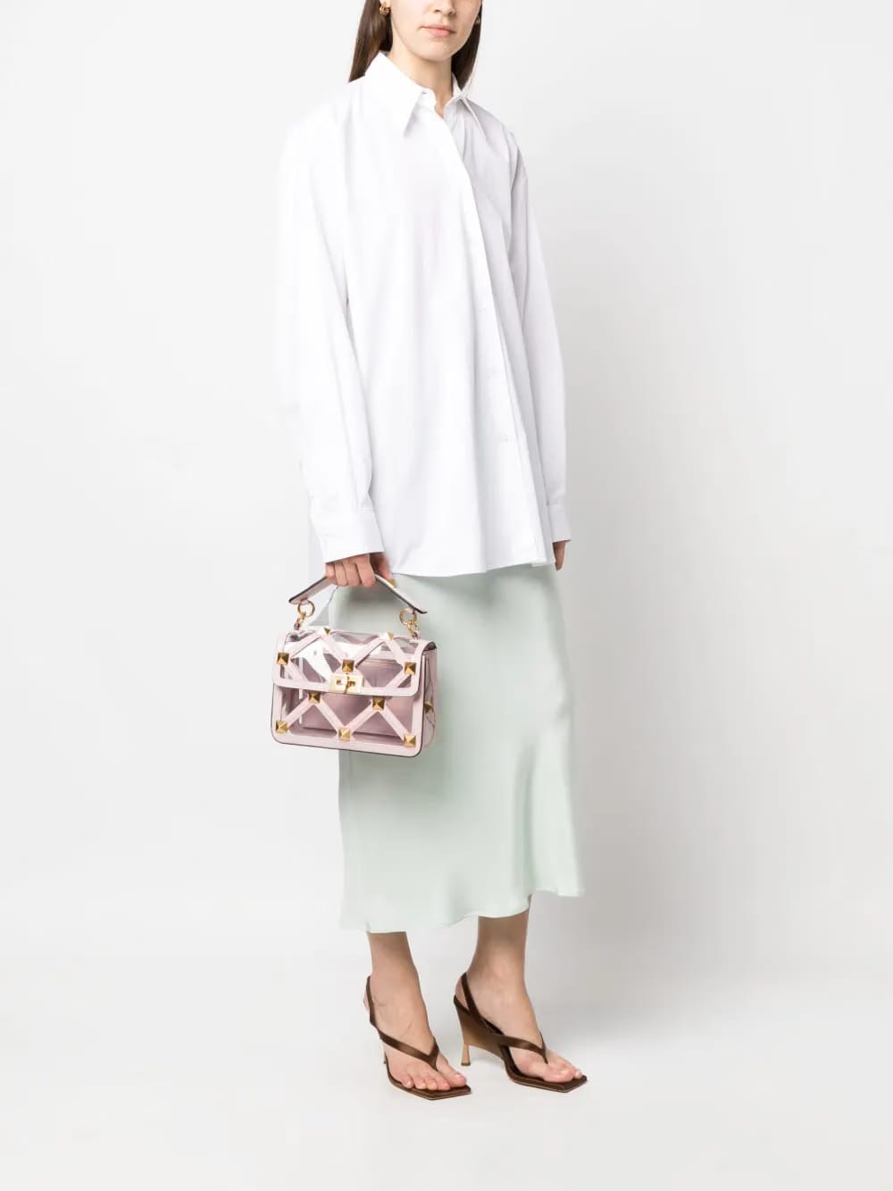 medium Roman Stud cross body bag