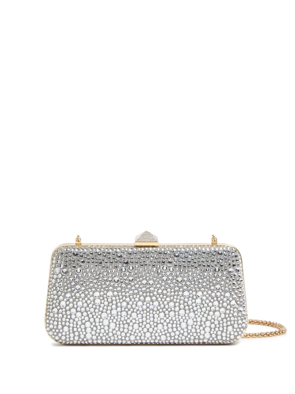 Carry Secrets rhinestone-embellished clutch bag