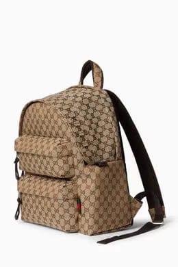 Medium GG Backpack in Canvas
