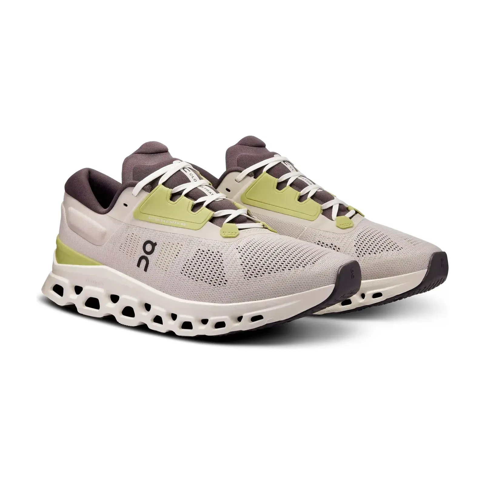 On Running Cloudstratus 3 Pearl Ivory