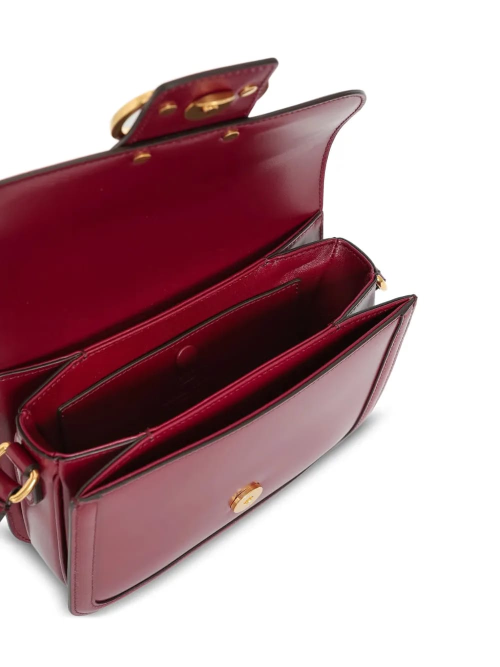 gold-tone logo shoulder bag