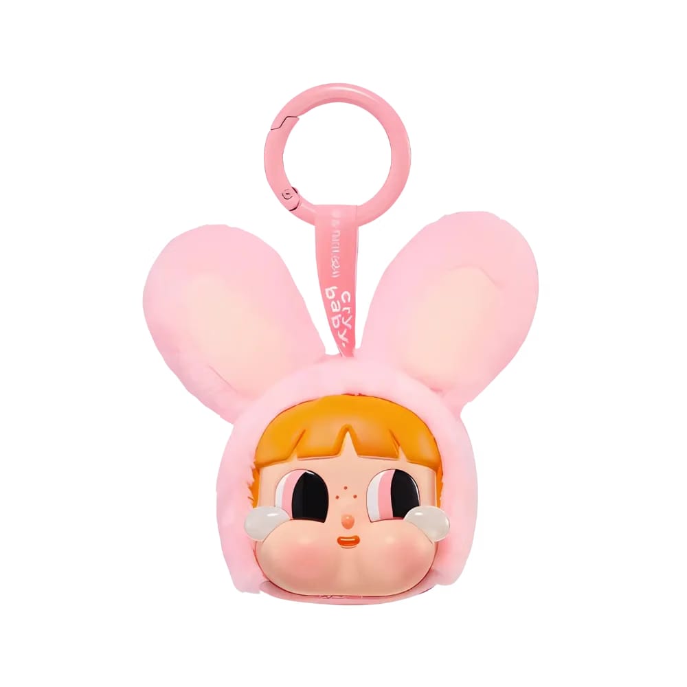 Pop Mart CRYBABY x Powerpuff Girls Series Bunny Blossom Vinyl Face Plush