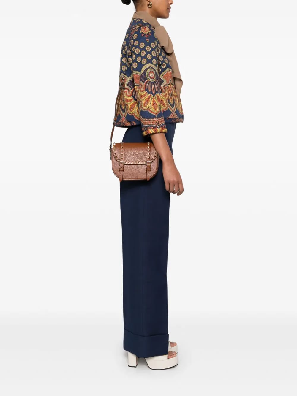 Rockstud satchel bag