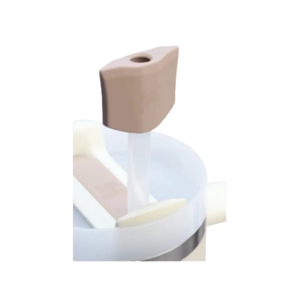 Stanley Stay Smooth Straw Topper 2-pack Sand