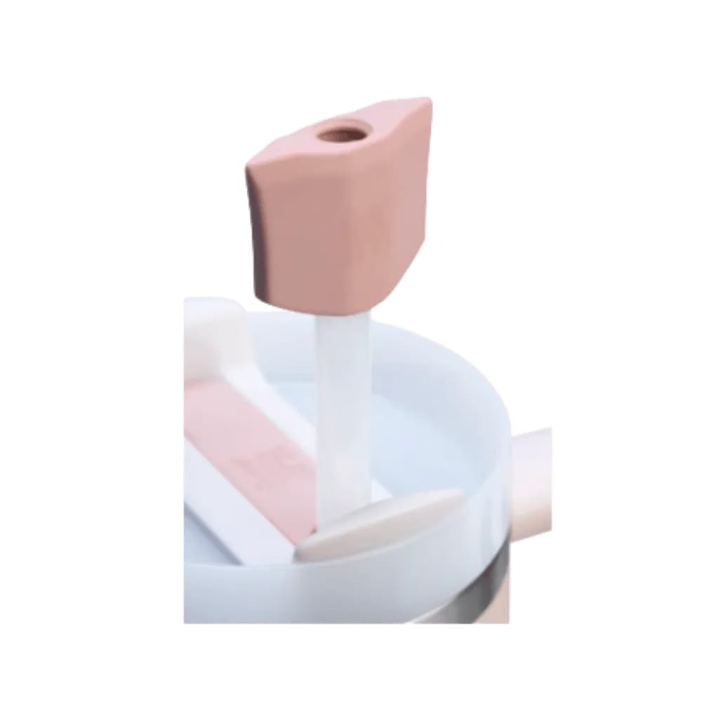 Stanley Stay Smooth Straw Topper 2-pack Pink Dusk