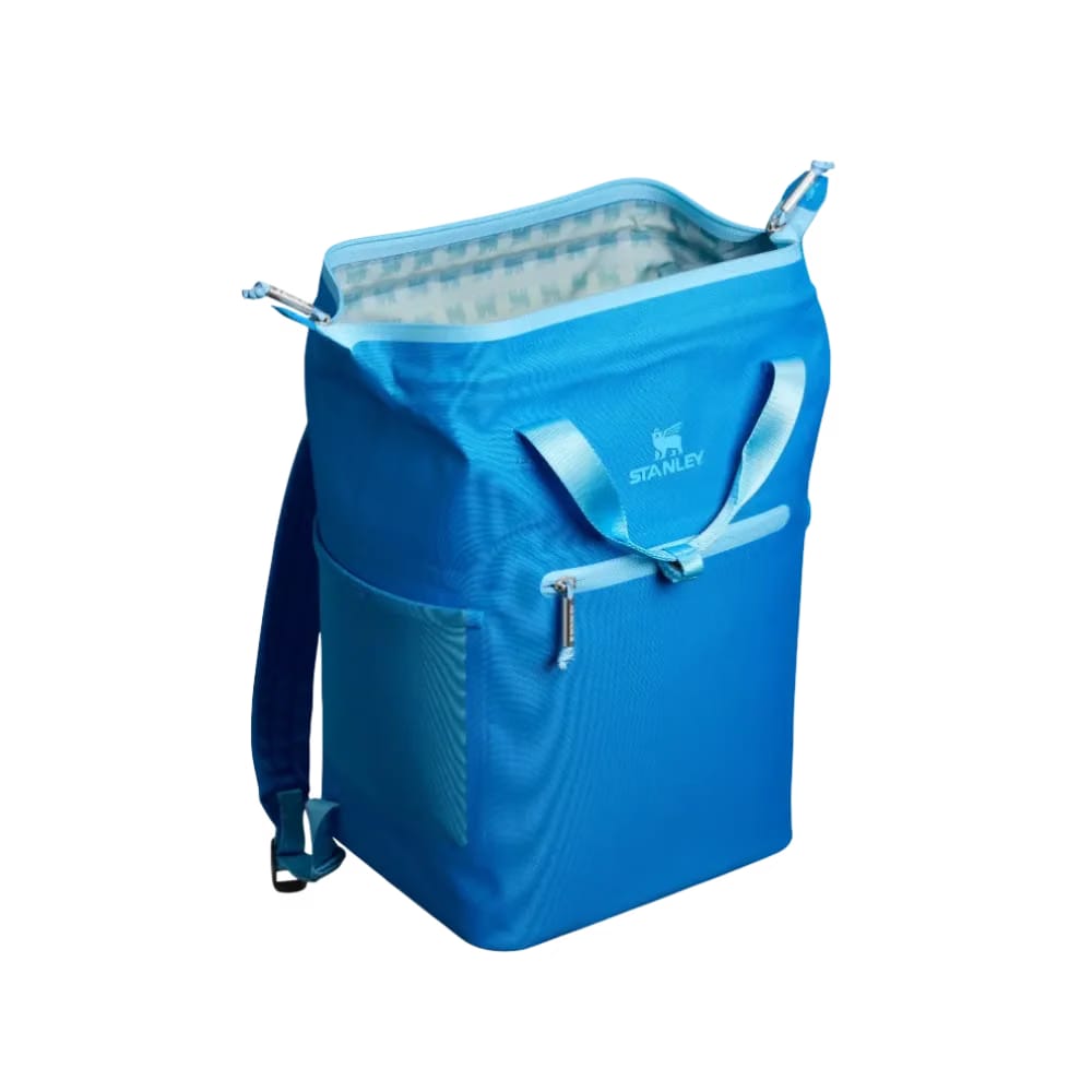 Stanley All Day Madeleine Mini Cooler Backpack 20 Can 14 QT 13.2 L Azure