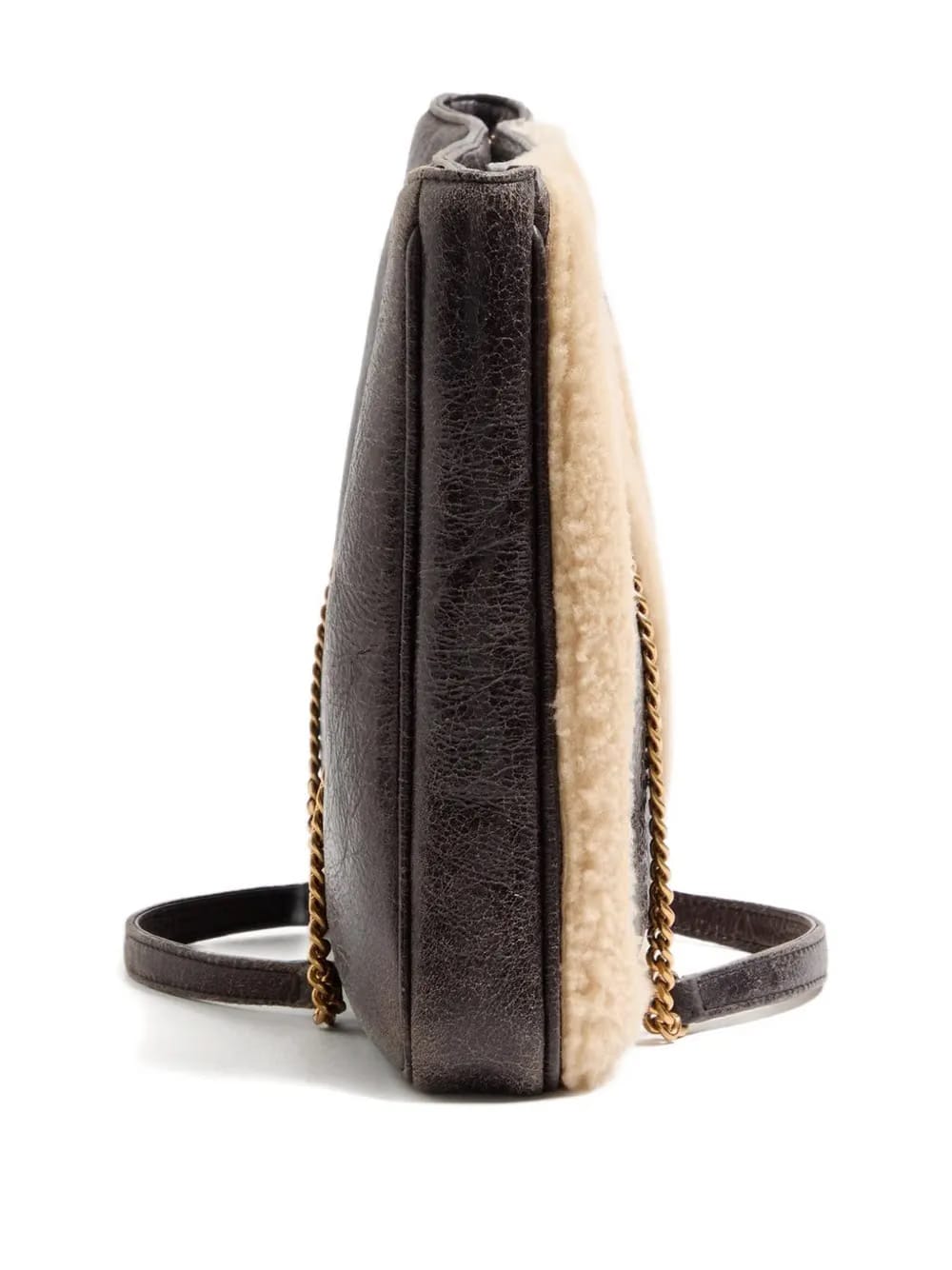 medium Viva Superstar shearling tote bag