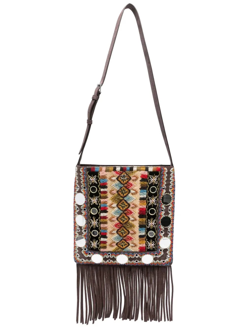 fringed crossbody bag
