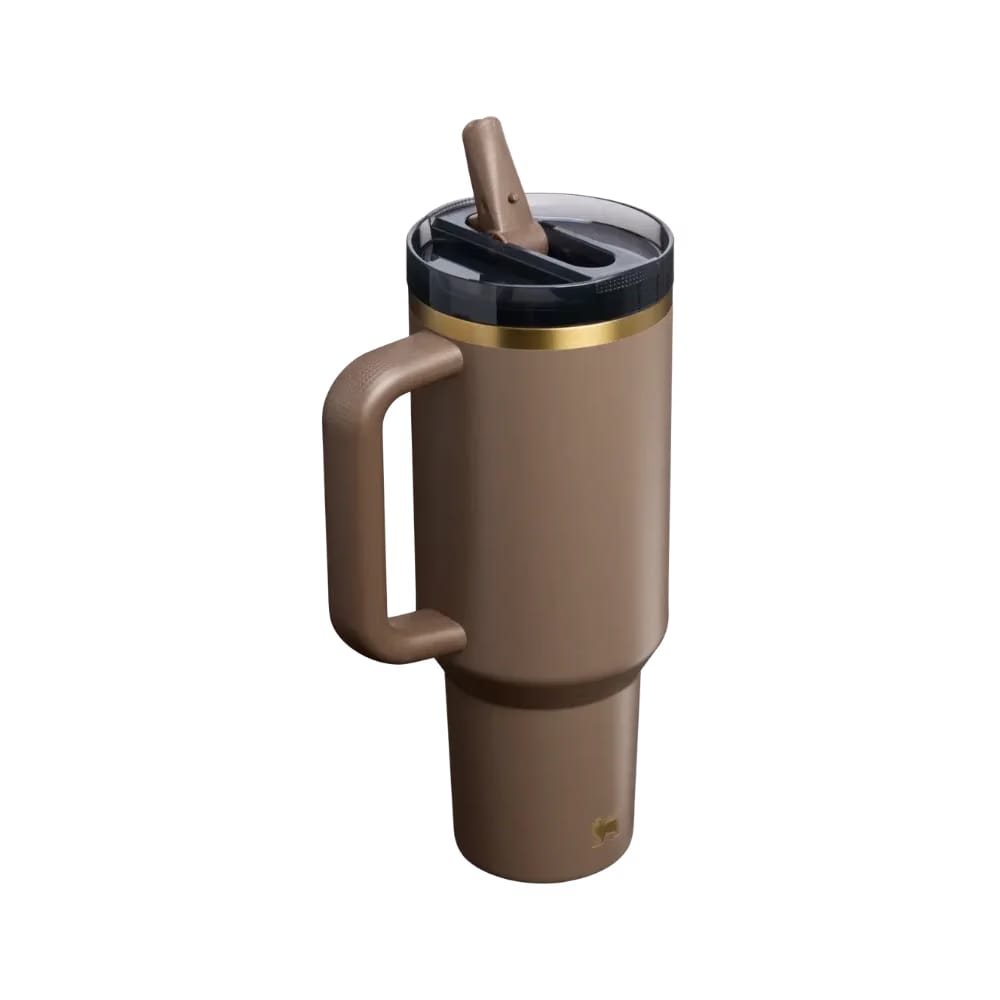 Stanley Quencher ProTour Flip Straw Tumbler (40OZ) Espresso Gold