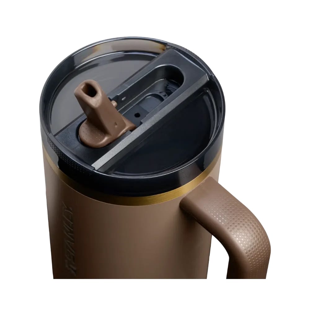 Stanley Quencher ProTour Flip Straw Tumbler (40OZ) Espresso Gold