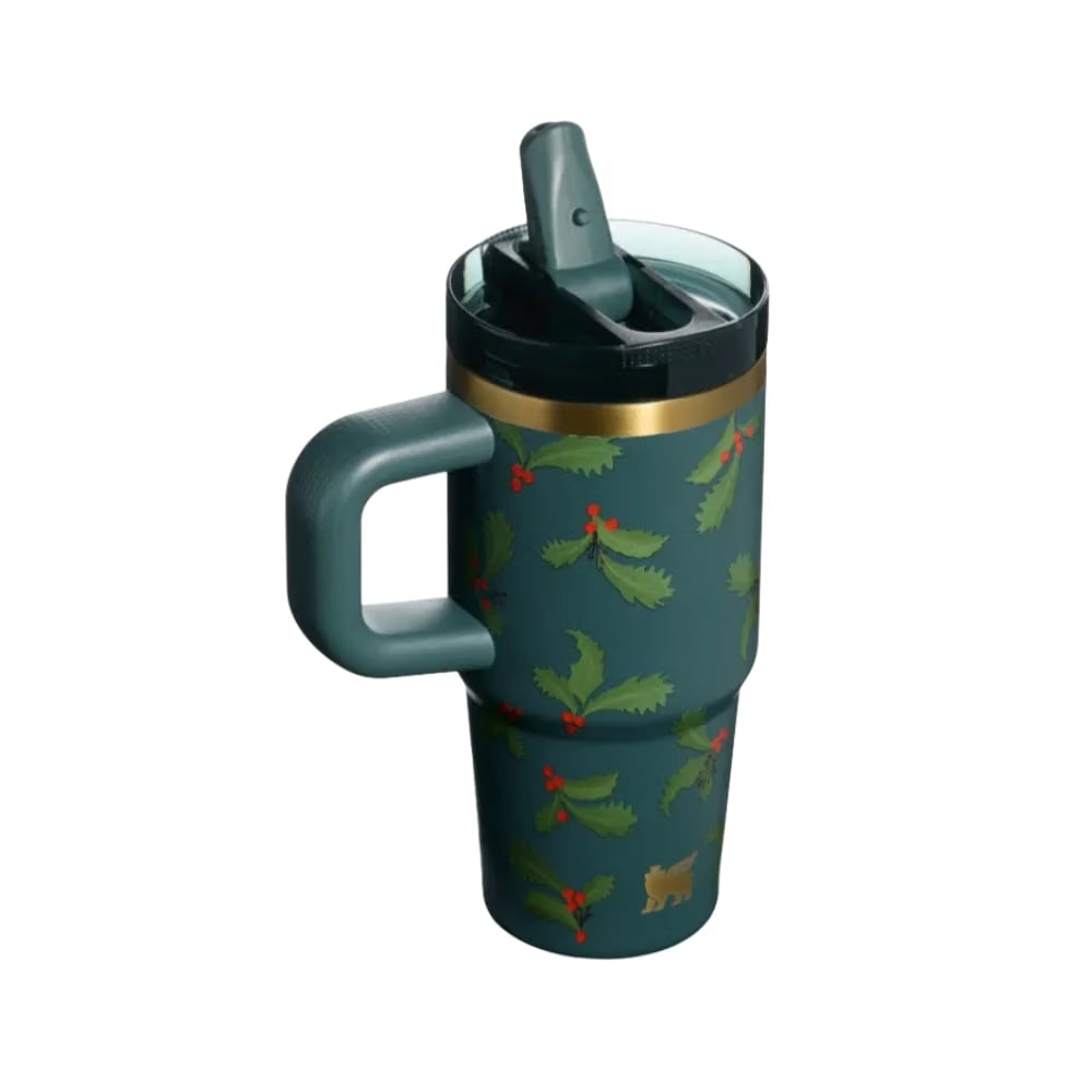 Stanley Cheers and Cheer Quencher ProTour Flip Straw Tumbler (14OZ) Holiday Botanical