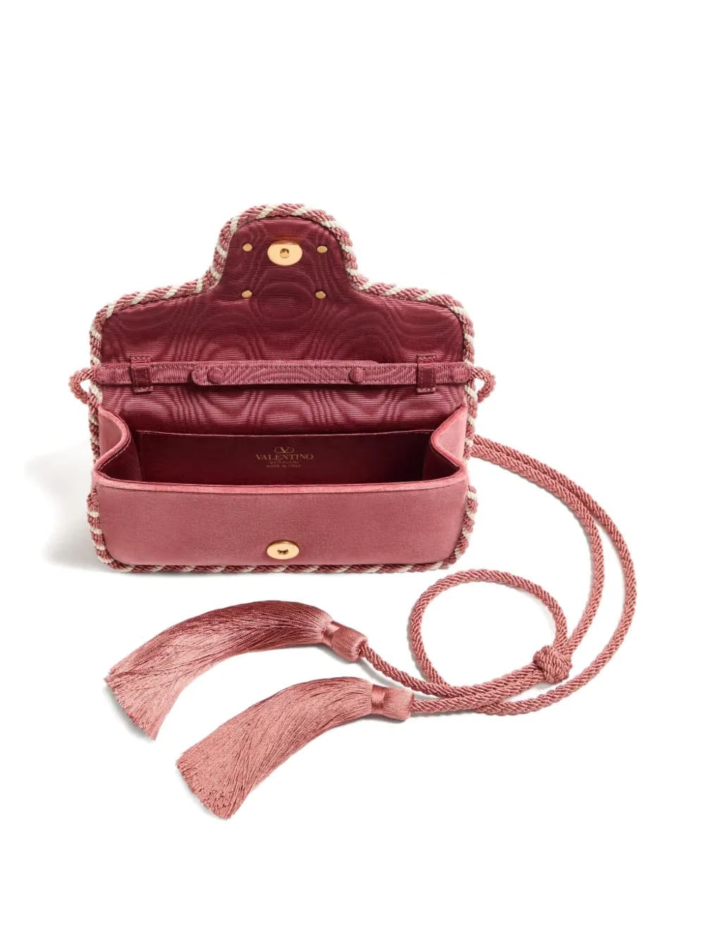 Locò jewel-embellished VLogo clutch
