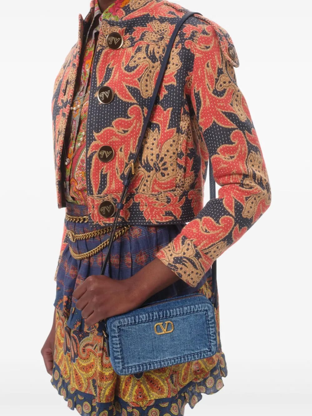 mini Alltime denim shoulder bag