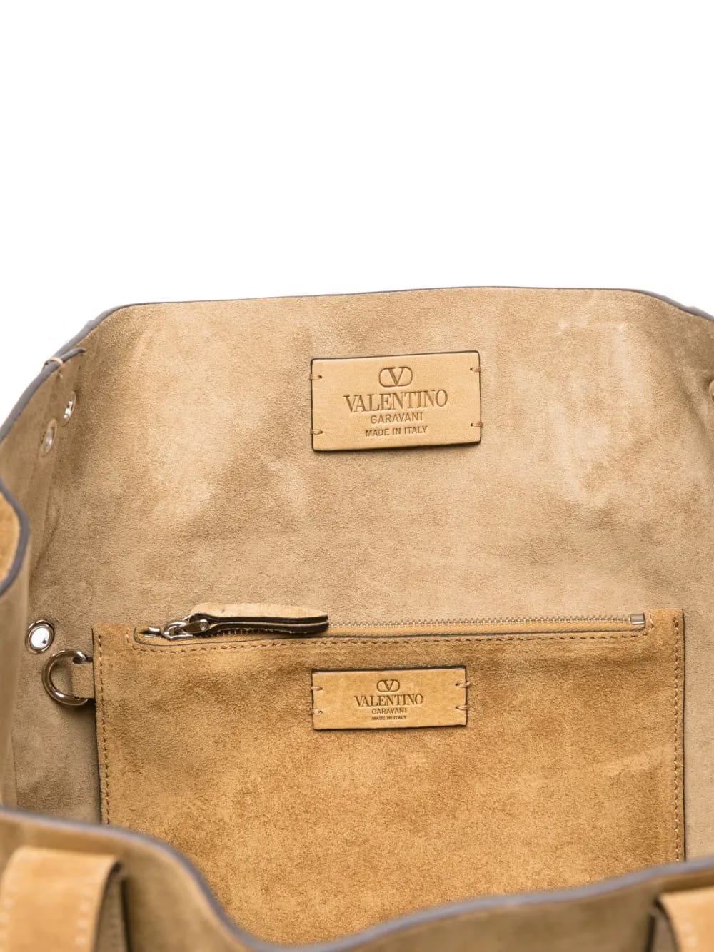 large Nellcôte eyelet-embellished tote bag